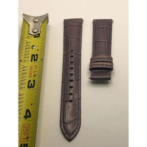 Michael Kors Watch Parts 2 Piece Band Embossed Leather Purple 16/18mm YO184